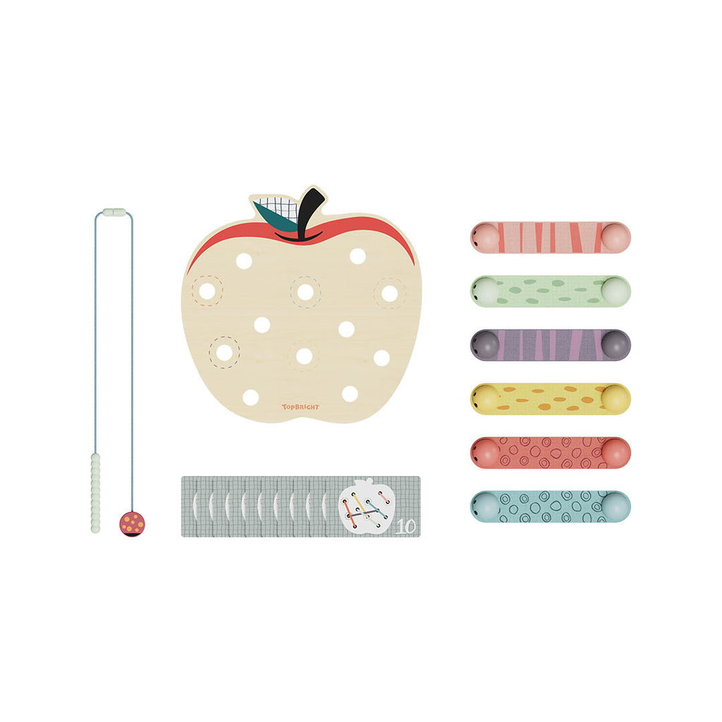 SKILL GAME - APPLE WITH WORM - TOPBRIGHT (1211232023de0001)