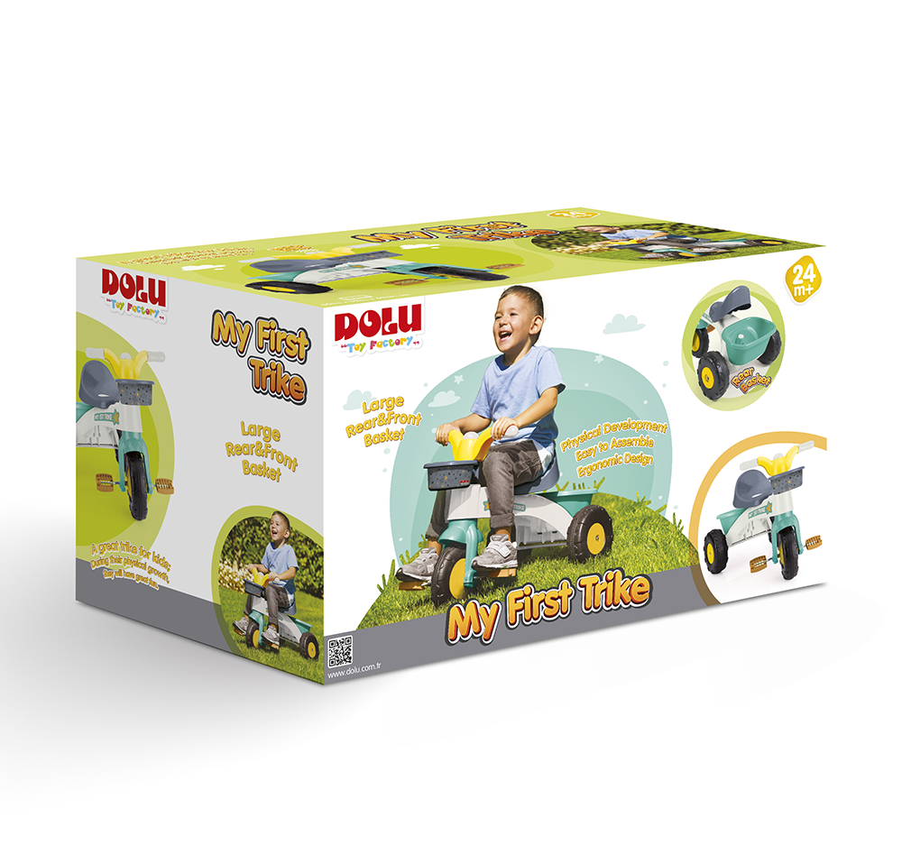 TRICICLETA PENTRU COPII - MY 1ST TRIKE PASTEL - DOLU (D2605)