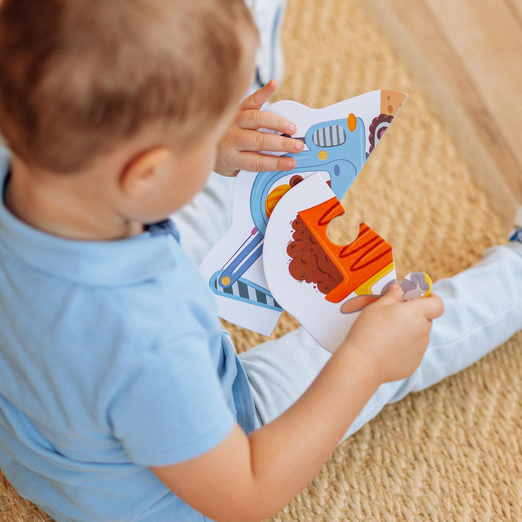 BABY PUZZLE 3 IN 1 - MIJLOACE DE TRANSPORT (2,3,4 PIESE) - DODO (DO300392)