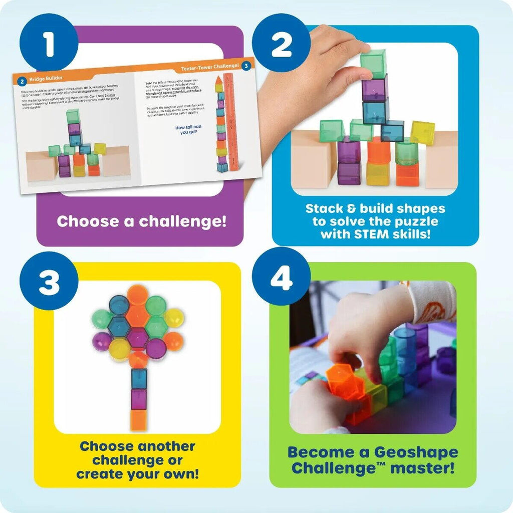 SET STEM EXPLORERS™ - PROVOCARI CU CORPURI GEOMETRICE - LEARNING RESOURCES (LER9471)