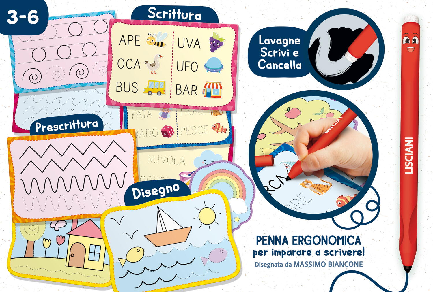 JOC MONTESSORI - SCOALA DE SCRIS (ITALIANA) - LISCIANI (97081IT)