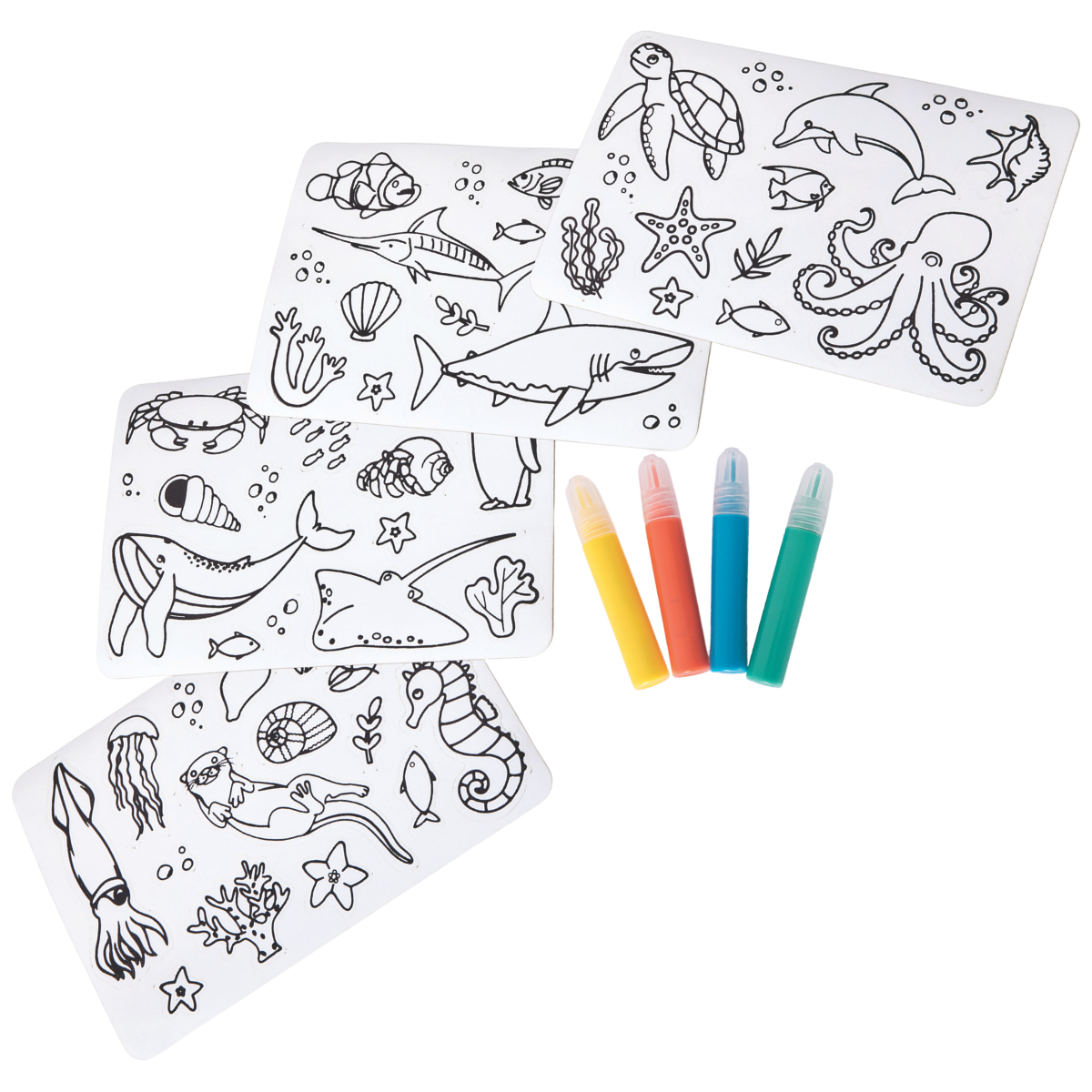 COLOREAZA ABTIBILDURI - LUMEA ACVATICA - BRAINSTORM (E2098)