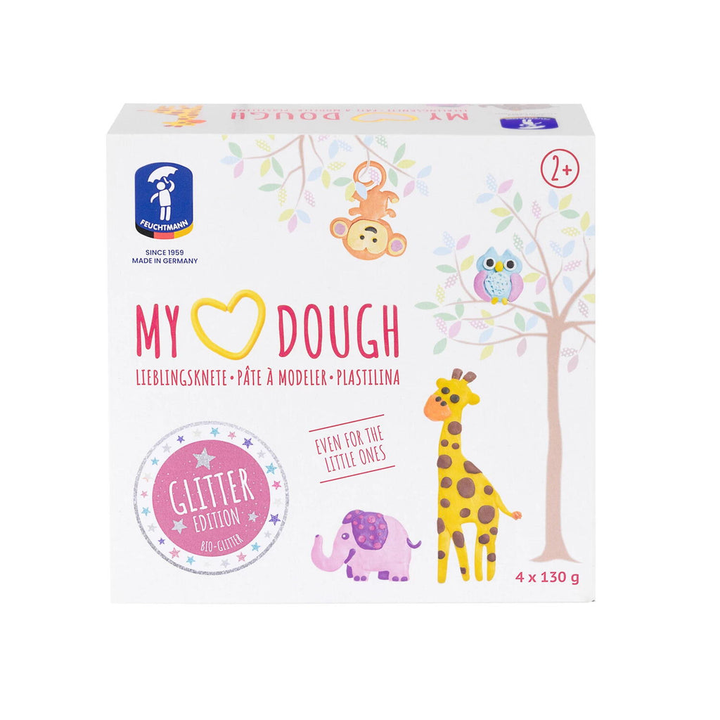 PLASTILINA MY HEART CU SCLIPICI - 4 X 130 GR. - FEUCHTMANN (6281532)