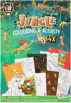 CARTE DE COLORAT CU ACTIVITATI - JUNGLA - GRAFIX (150101)