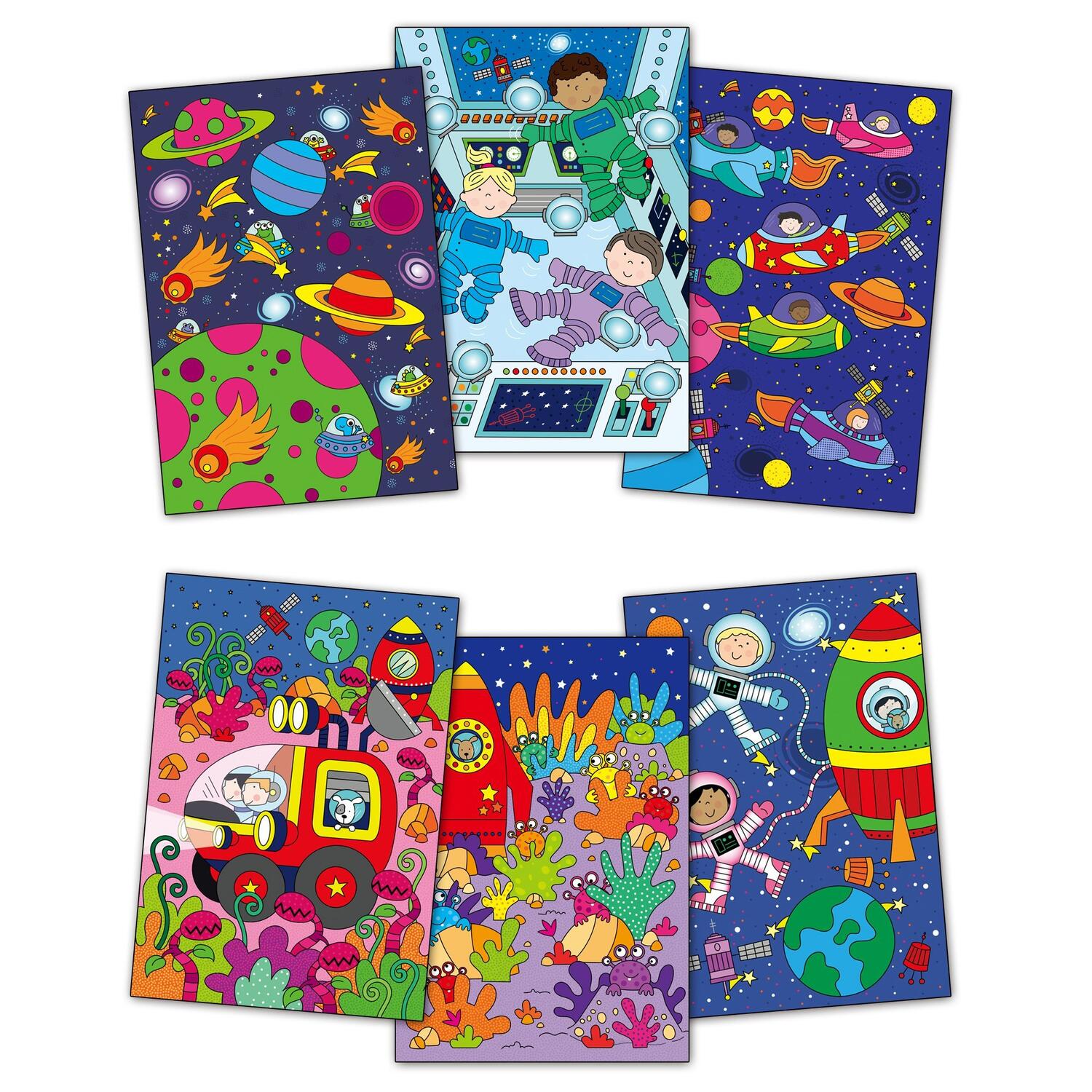 WATER MAGIC: SPACE COLORING BOOK - GALT (1005293)