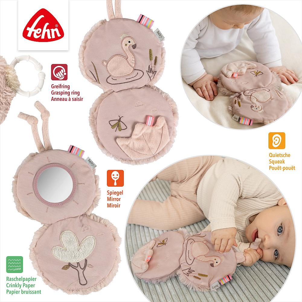 CARTICICA DIN PLUS PENTRU BEBELUSI - FLAMINGO - FEHN (042306)