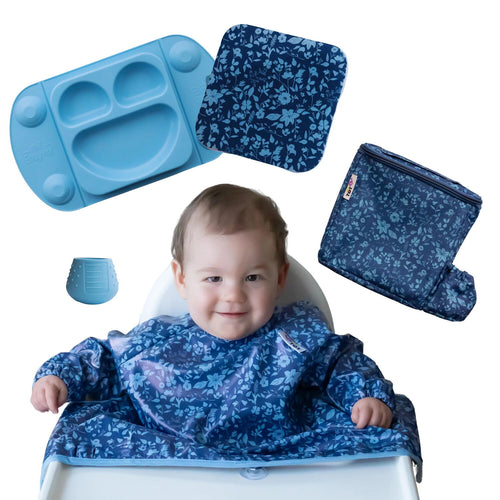 SET PREMIUM DIVERSIFICARE - FLEUR JARDIN (ALBASTRU) - TIDY TOT (WBFJBL)
