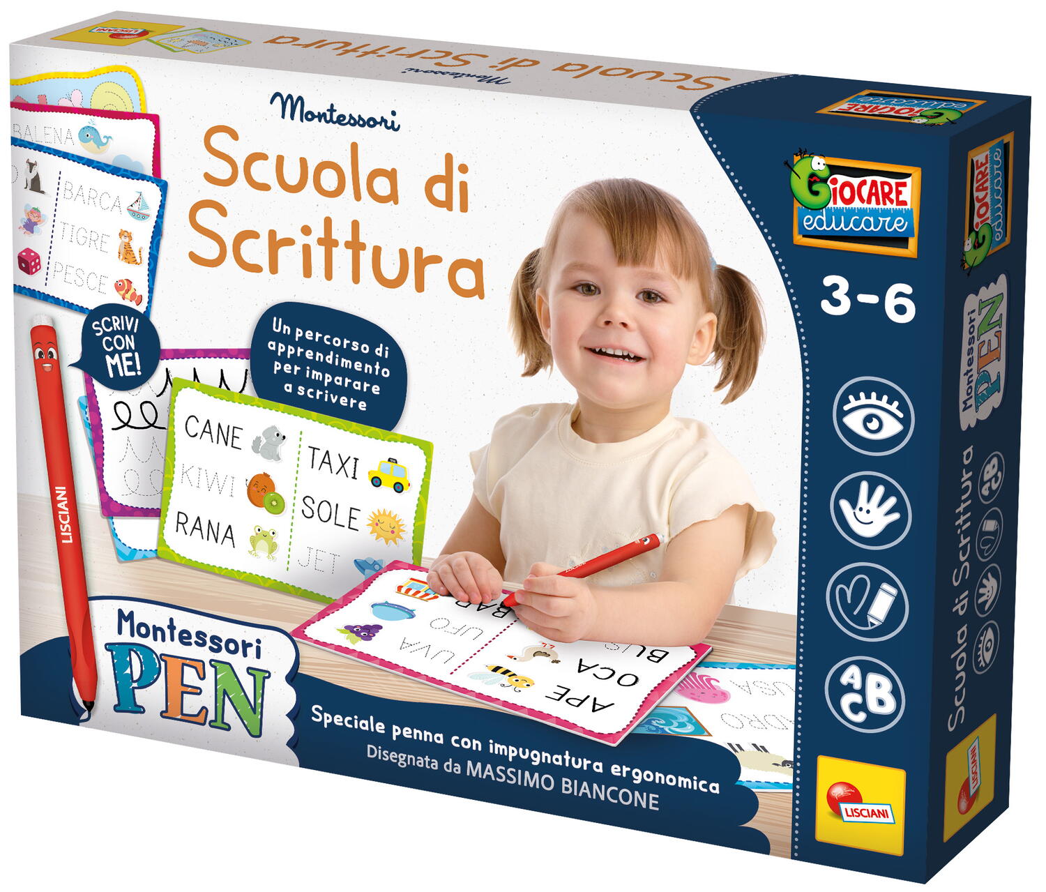JOC MONTESSORI - SCOALA DE SCRIS (ITALIANA) - LISCIANI (97081IT)