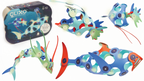 CLIXO® MAGNETIC BUILDING TOY - SEA ANIMALS (24 PIECES) - CLIXO (CL-DSEA-BR-1)