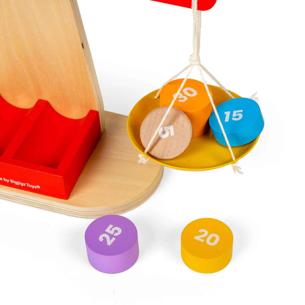 PRIMA MEA BALANTA DIN LEMN - BIGJIGS TOYS (36033)