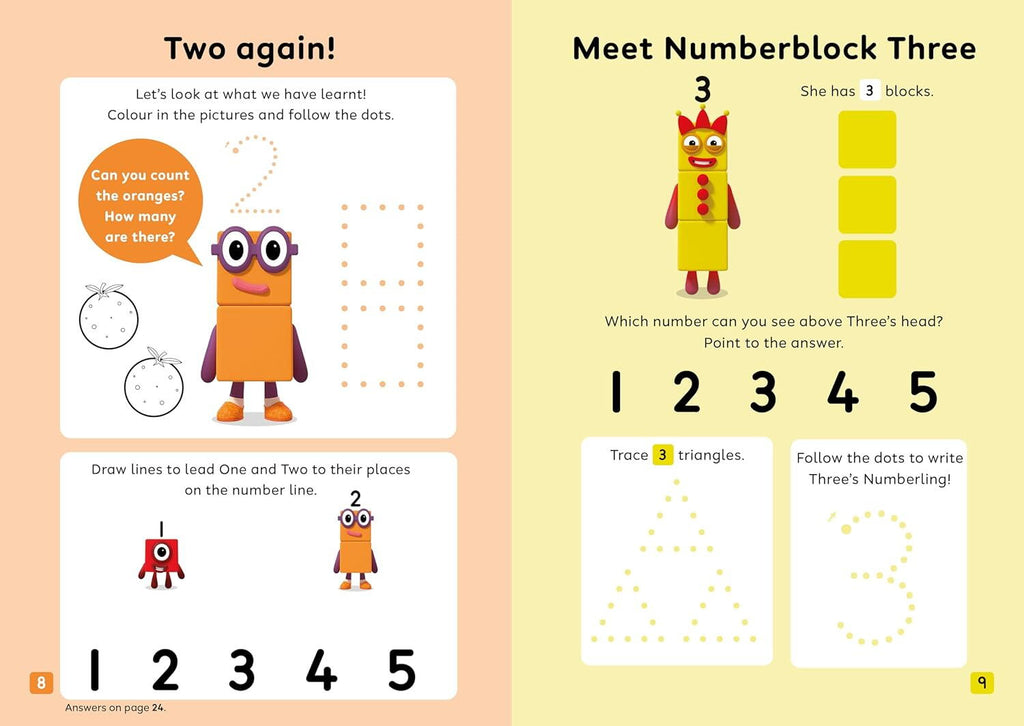 CARTE CU ACTIVITATI - HAI SA NUMARAM! - NUMBERBLOCKS (9781802637304)