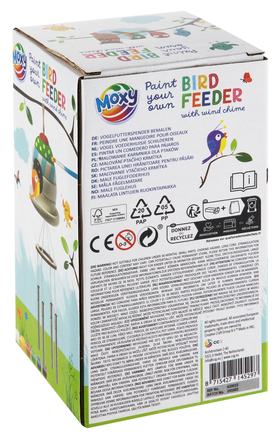 SET CREATIV - CASUTA PASARILOR CU CLOPOTEL DE VANT - MOXY (620015)