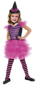 COSTUM DE CARNAVAL - VRAJITOARE ELEGANTA (ROZ) - RUBIES (S8831)