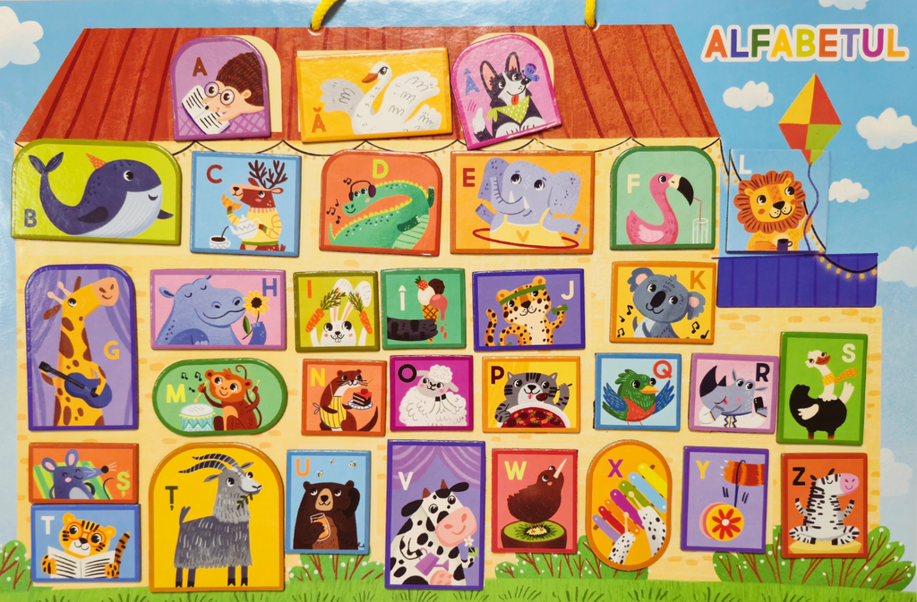 TABLITA MAGNETICA CU ALFABETUL ( LIMBA ROMANA) - DODO (DO200296)