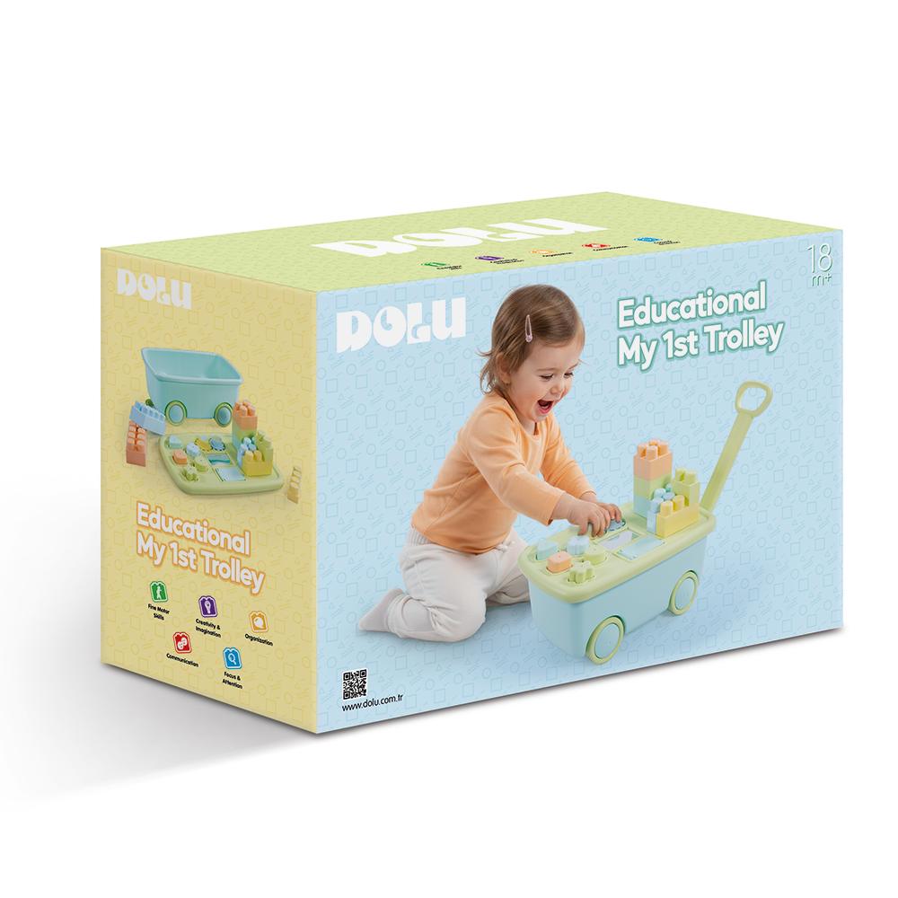 PRIMUL MEU CARUCIOR CU ACTIVITATI - PASTEL - DOLU (D5209)