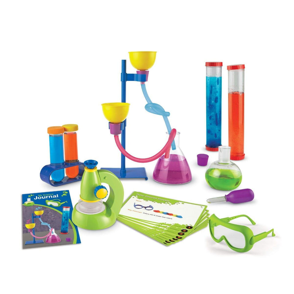 SET DE STIINTA PRIMAR DELUXE CU MICROSCOP - LEARNING RESOURCES (LSP0826-UK)