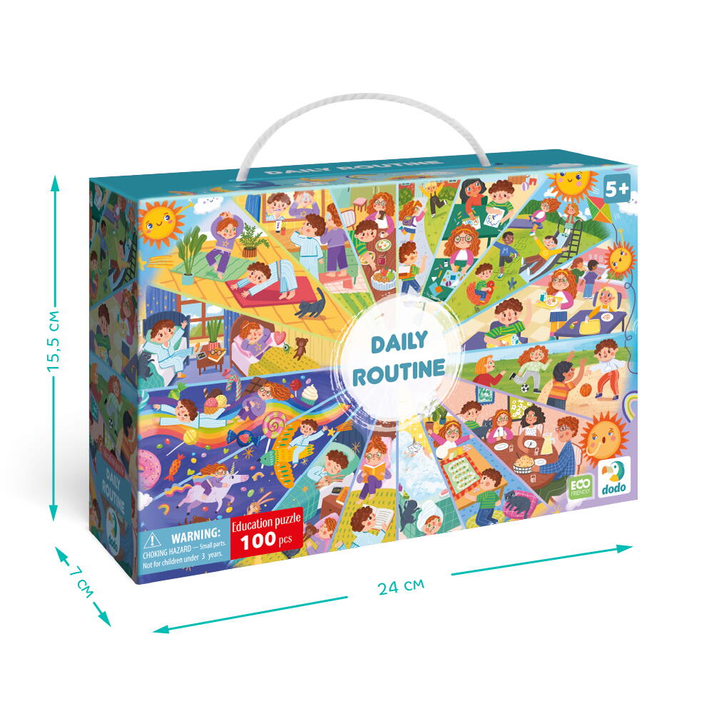 PUZZLE - ACTIVITATILE ZILNICE (100 PIESE) - DODO (DO300619)