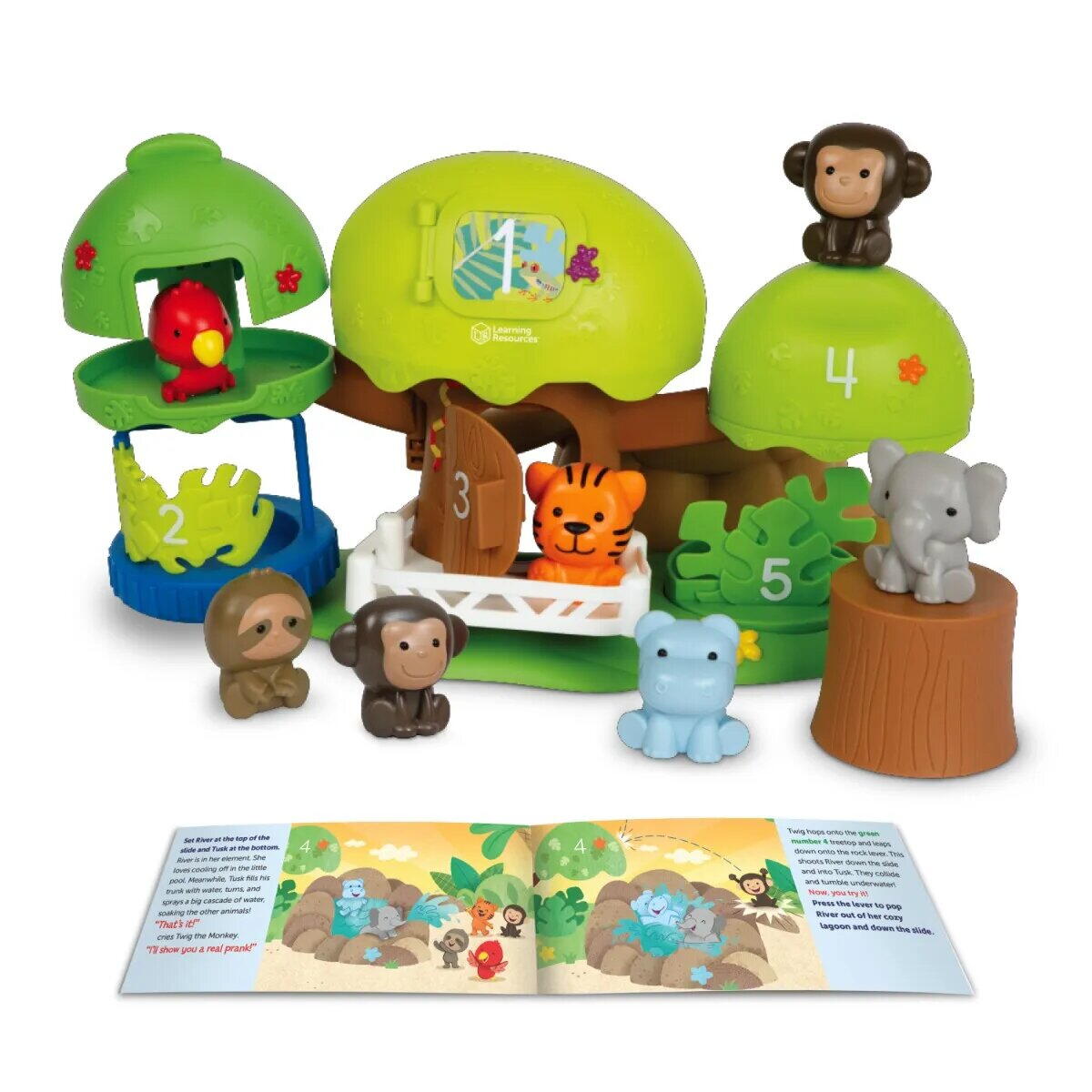 PEEKSVILLE® - CASUTA ANIMALELOR DIN SAFARI - LEARNING RESOURCES (LER7748)