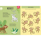 CARTE DE ACTIVITATI CU ABTIBILDURI - JUNGLA - SASSI (978-88-303-1328-6)