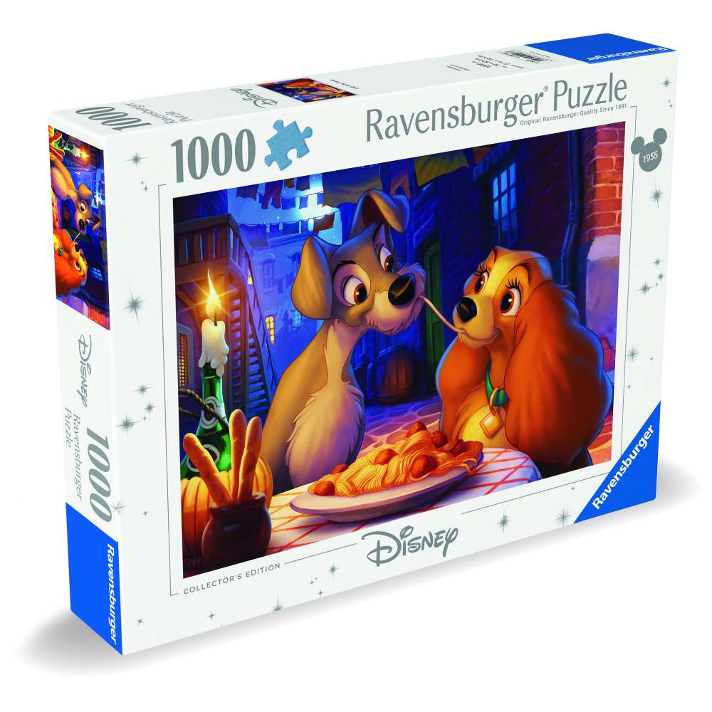 PUZZLE DOAMNA SI VAGABONDUL 1000 PIESE DESIGN NOU - RAVENSBURGER (RVSPA00003)