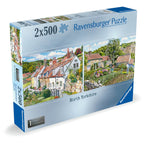 PUZZLE CASUTE COZY DIN NORDUL YORKSHIRE 2X500 PIESE - RAVENSBURGER (RVSPA00024)