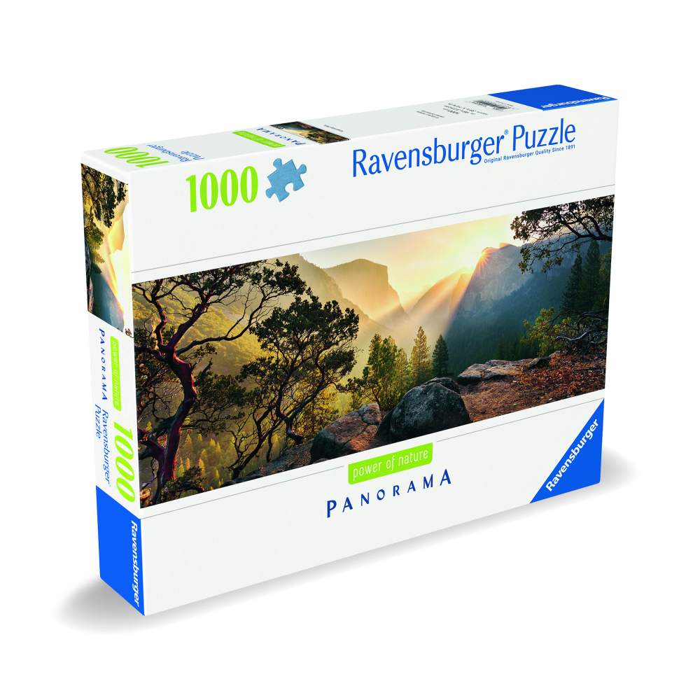 PUZZLE PANORAMA PARCUL YOSEMITE 1000 PIESE DESIGN NOU - RAVENSBURGER (RVSPA00045)
