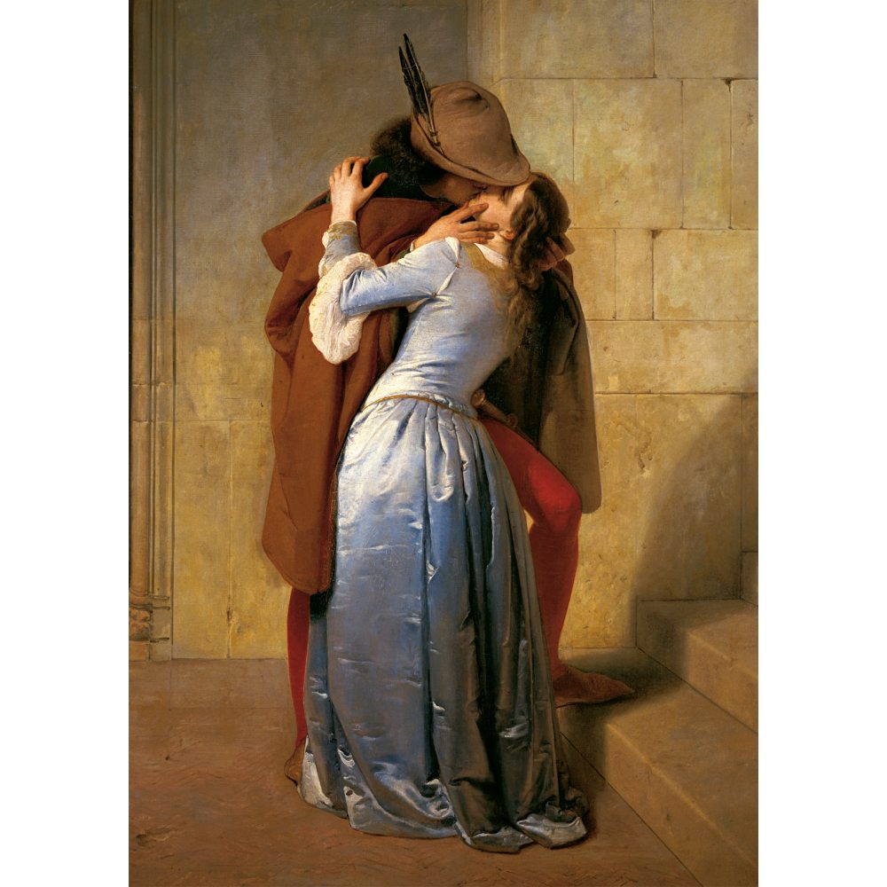 PUZZLE HAYEZ THE KISS 1000 PIECES NEW DESIGN - RAVENSBURGER (RVSPA00061)