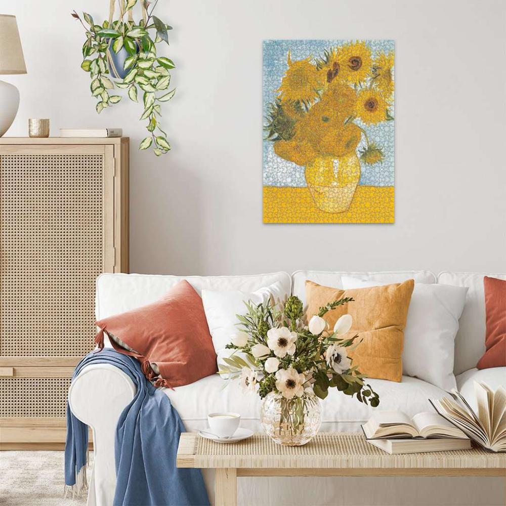 PUZZLE VAN GOGH VAZA CU FLORI 1000 PIESE DESIGN NOU - RAVENSBURGER (RVSPA00070)