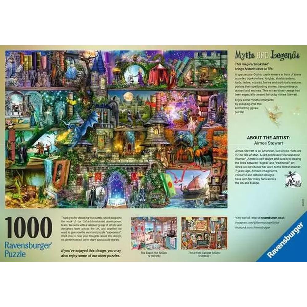LEGENDS AND MYTHS PUZZLE 1000 PIECES NEW DESIGN - RAVENSBURGER (RVSPA00089)