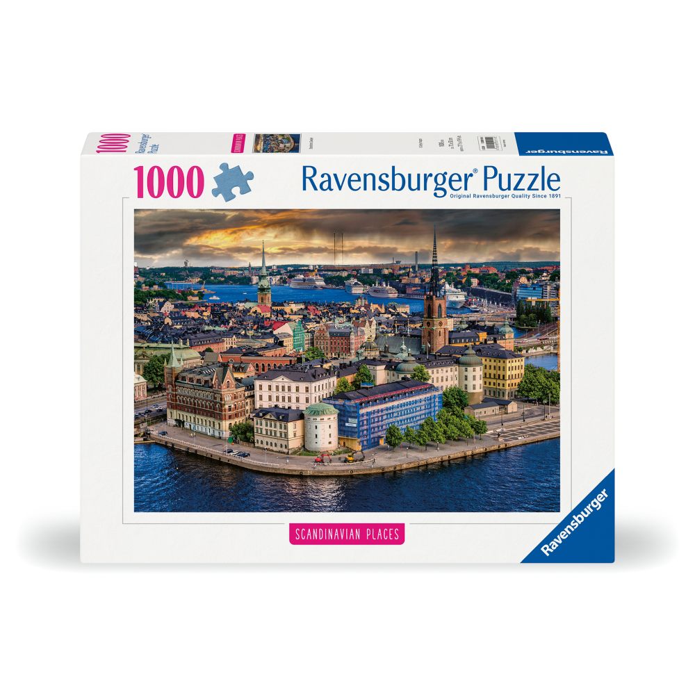 PUZZLE STOCKHOLM SUEDIA 1000 PIESE DESIGN NOU - RAVENSBURGER (RVSPA00114)