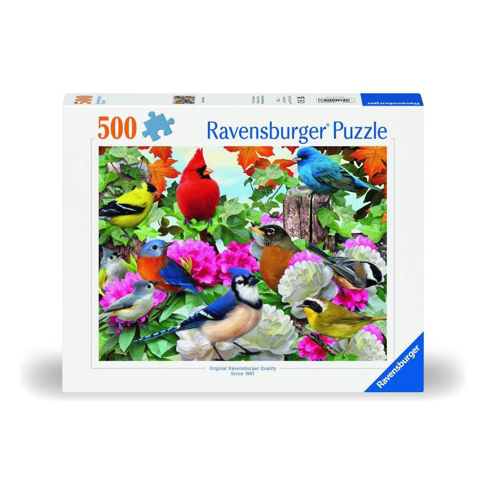 PUZZLE PASARI 500 PIESE DESIGN NOU - RAVENSBURGER (RVSPA00147)