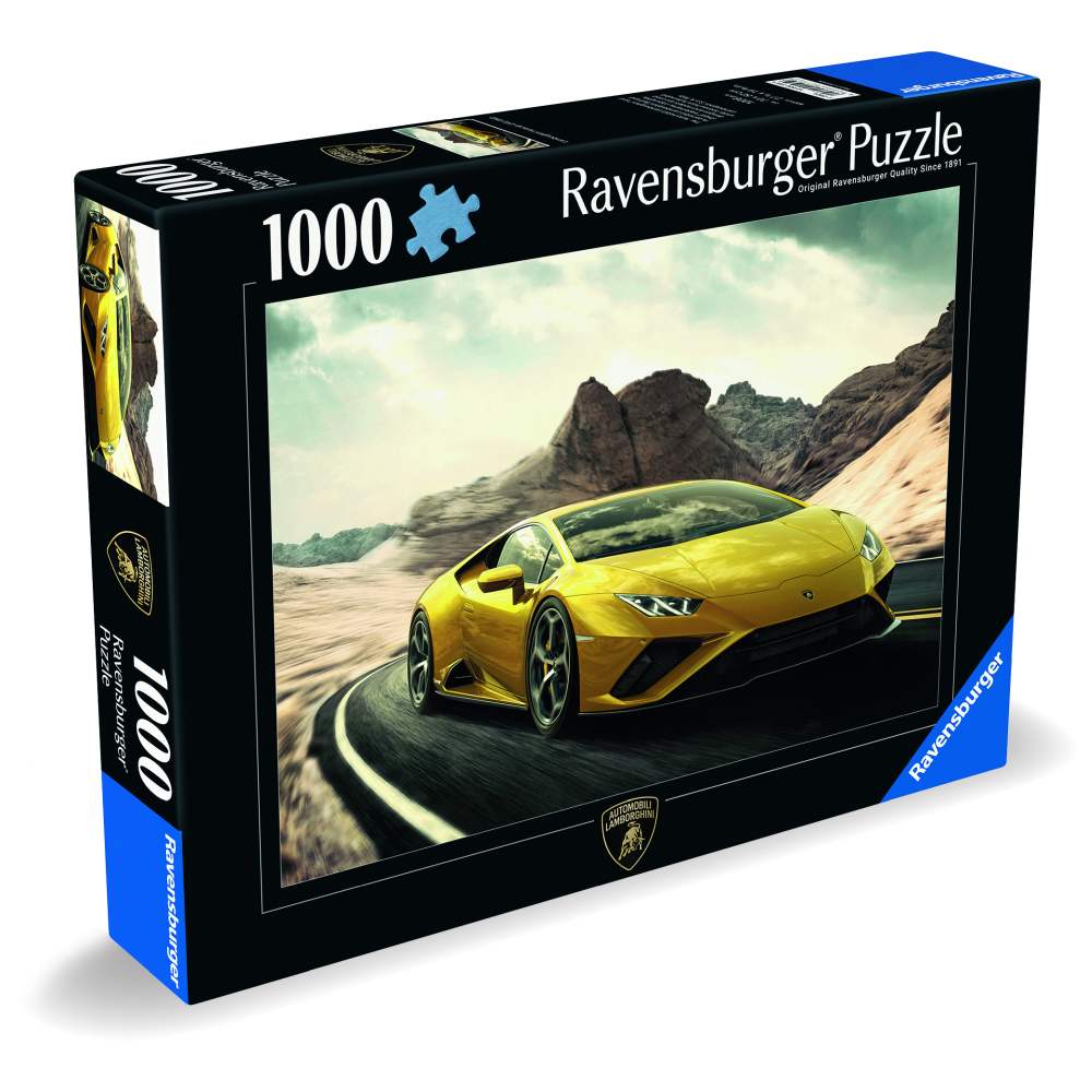 PUZZLE LAMBORGHINI HURACAN 1000 PIESE DESIGN NOU - RAVENSBURGER (RVSPA00195)