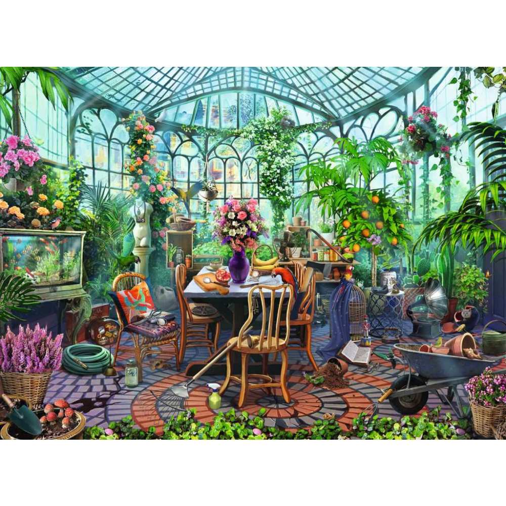 PUZZLE DIMINEATA IN GRADINA 500 PIESE DESIGN NOU - RAVENSBURGER (RVSPA00207)