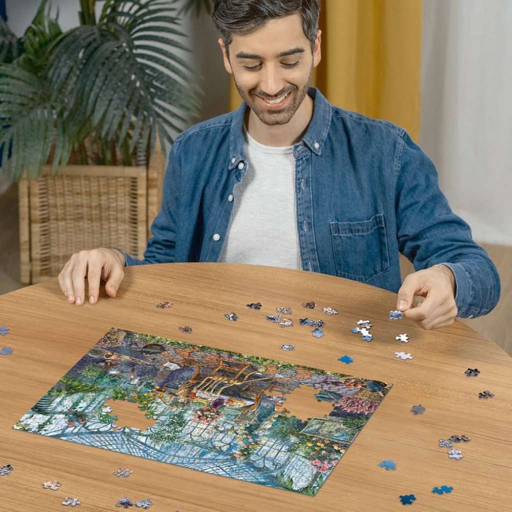 PUZZLE DIMINEATA IN GRADINA 500 PIESE DESIGN NOU - RAVENSBURGER (RVSPA00207)