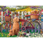 PUZZLE PUPPIES ON A BICYCLE 500 PIECES NEW DESIGN - RAVENSBURGER (RVSPA00209)