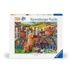 PUZZLE PUPPIES ON A BICYCLE 500 PIECES NEW DESIGN - RAVENSBURGER (RVSPA00209)