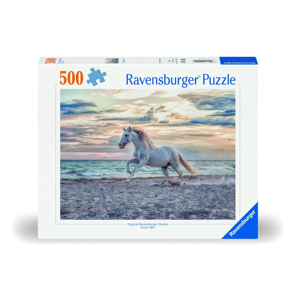 PUZZLE CAL PE PLAJA 500 PIESE DESIGN NOU - RAVENSBURGER (RVSPA00222)