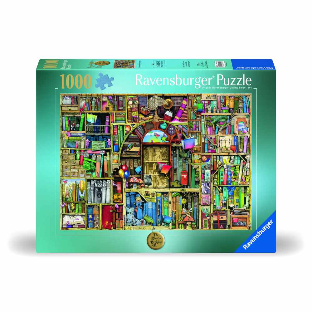 PUZZLE LIBRARIA BIZARA 1000 PIESE DESIGN NOU - RAVENSBURGER (RVSPA00300)