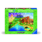 MINECRAFT WORLD PUZZLE 1500 PIECES NEW DESIGN - RAVENSBURGER (RVSPA00433)