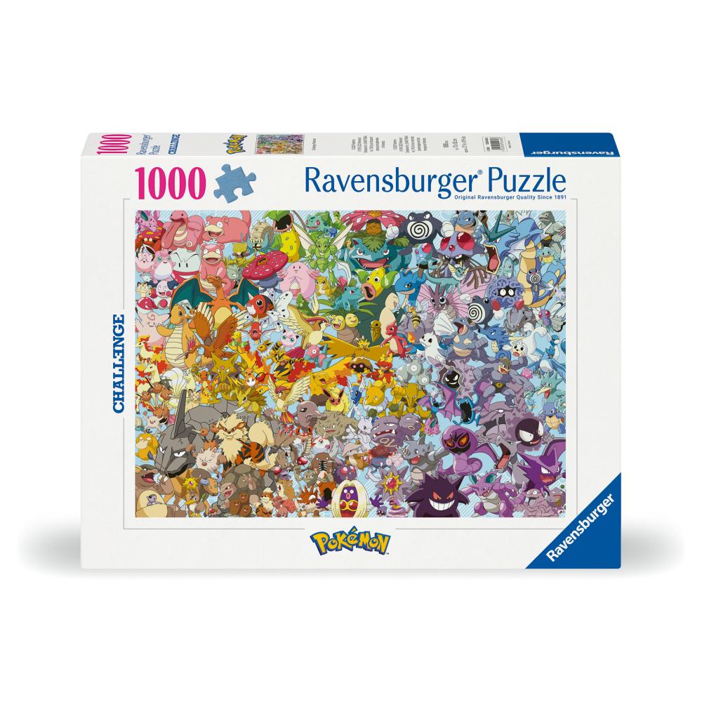 PUZZLE PROVOCAREA POKEMON 1000 PIESE DESIGN NOU - RAVENSBURGER (RVSPA00460)