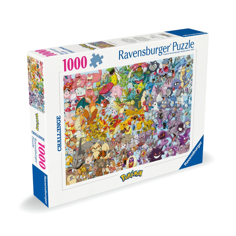 PUZZLE PROVOCAREA POKEMON 1000 PIESE DESIGN NOU - RAVENSBURGER (RVSPA00460)