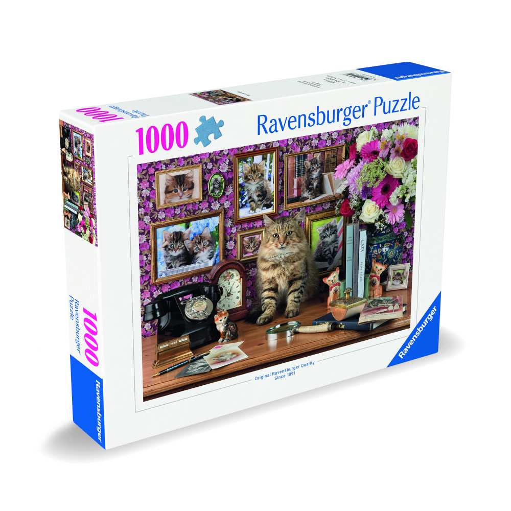 PUZZLE PISICUTA DRAGUTA 1000 PIESE DESIGN NOU - RAVENSBURGER (RVSPA00482)