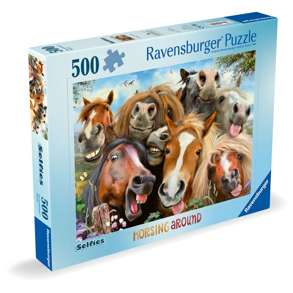PUZZLE CAI ZAMBITORI 500 PIESE DESIGN NOU - RAVENSBURGER (RVSPA00499)