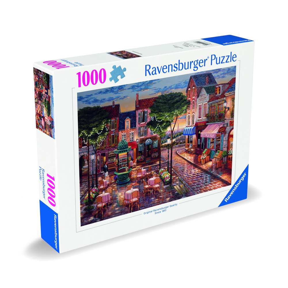 PUZZLE STRADA DIN PARIS 1000 PIESE DESIGN NOU - RAVENSBURGER (RVSPA00521)