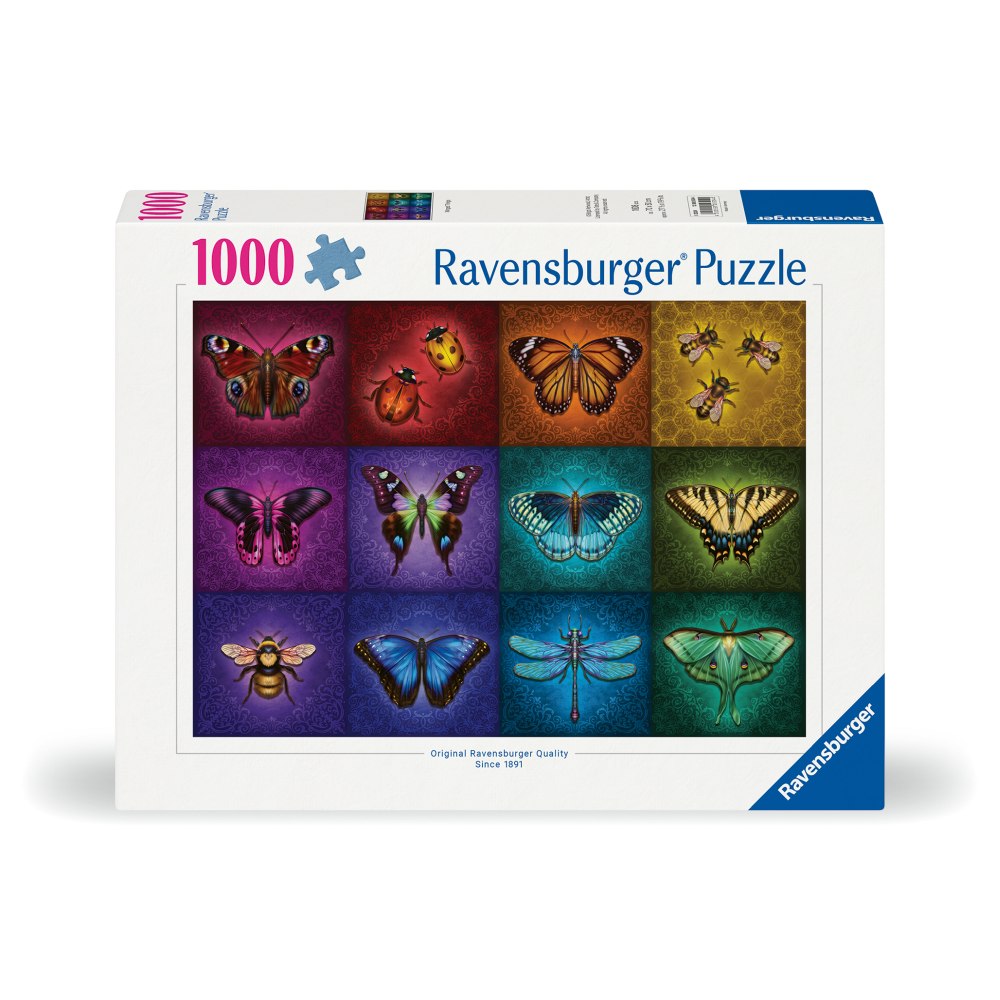 PUZZLE INSECTS WITH WINGS 1000 PIECES NEW DESIGN - RAVENSBURGER (RVSPA00554)