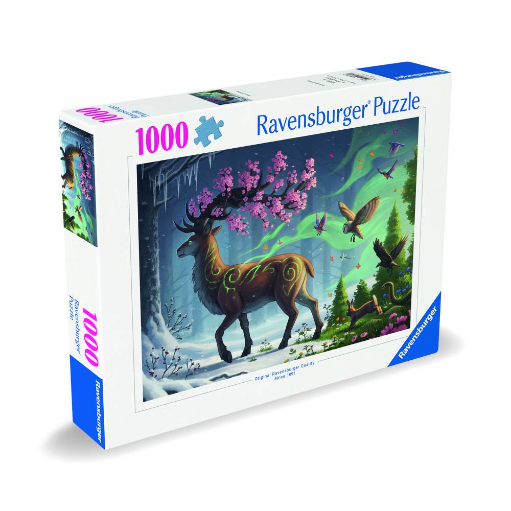 PUZZLE CERB IN PADURE 1000 PIESE DESIGN NOU - RAVENSBURGER (RVSPA00616)