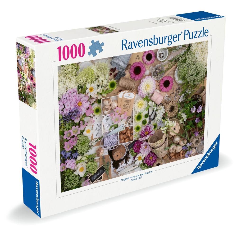 PUZZLE PENTRU IUBITORII DE FLORI 1000 PIESE DESIGN NOU - RAVENSBURGER (RVSPA00620)