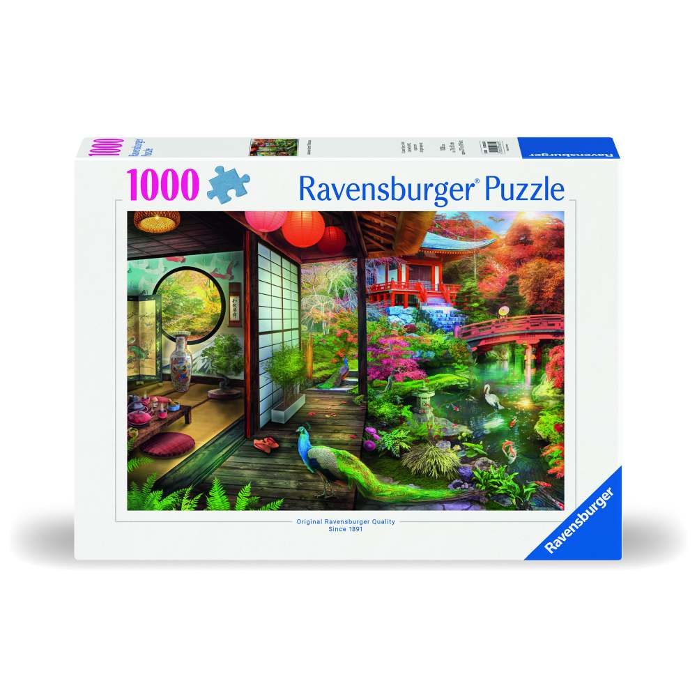 JAPANESE GARDEN PUZZLE 1000 PIECES NEW DESIGN - RAVENSBURGER (RVSPA00635)