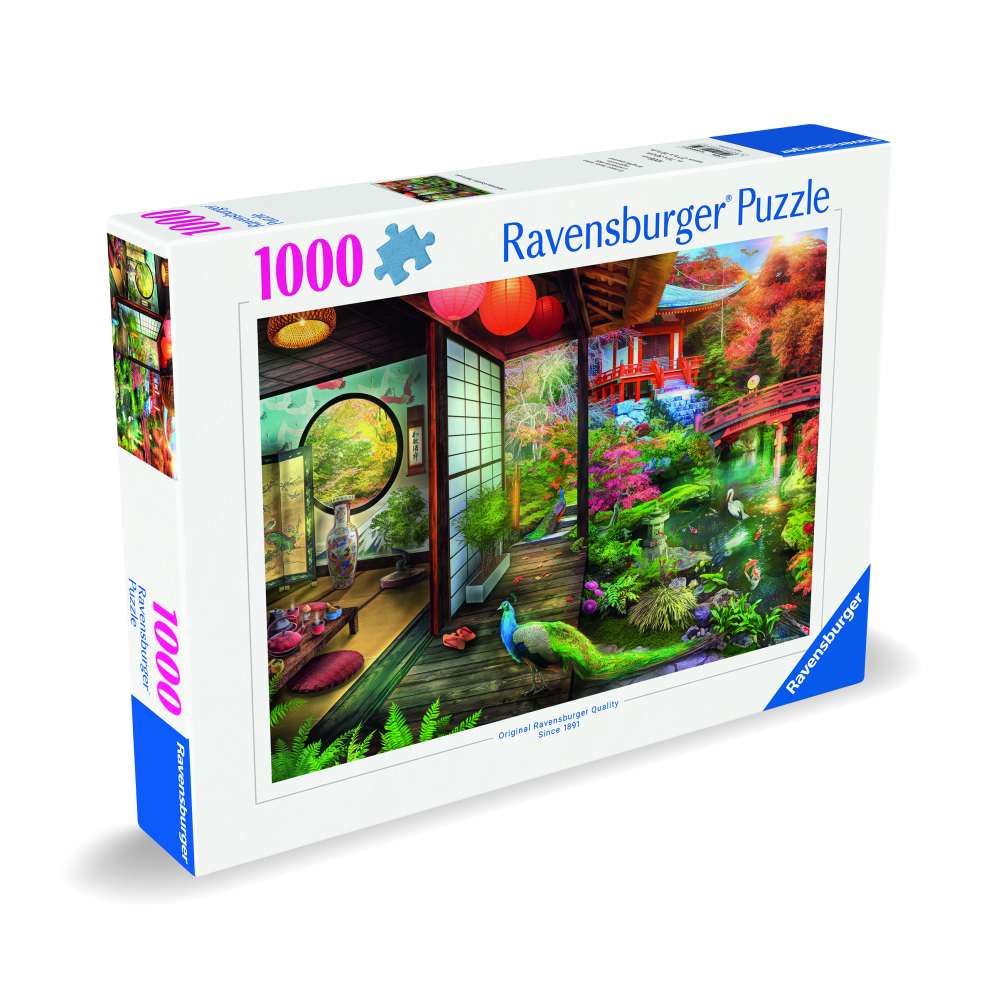 PUZZLE GRADINA JAPONEZA 1000 PIESE DESIGN NOU - RAVENSBURGER (RVSPA00635)