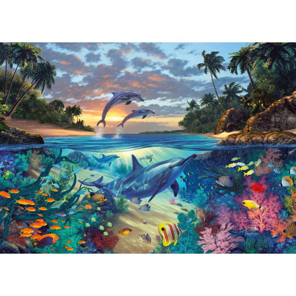 PUZZLE GOLFUL CORALILOR 1000 PIESE DESIGN NOU - RAVENSBURGER (RVSPA00646)